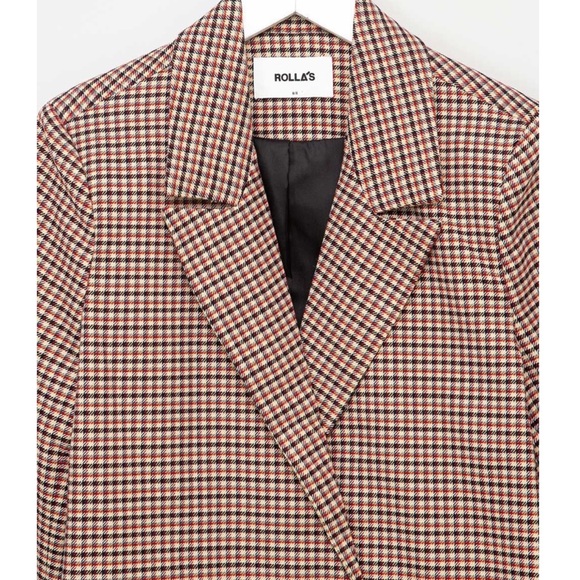 ROLLA’S Downtown Check Blazer M - Picture 8 of 15